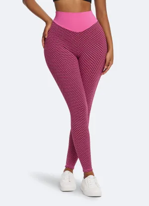 Textured Scrunch Leggings Daily Routine Rib Knit