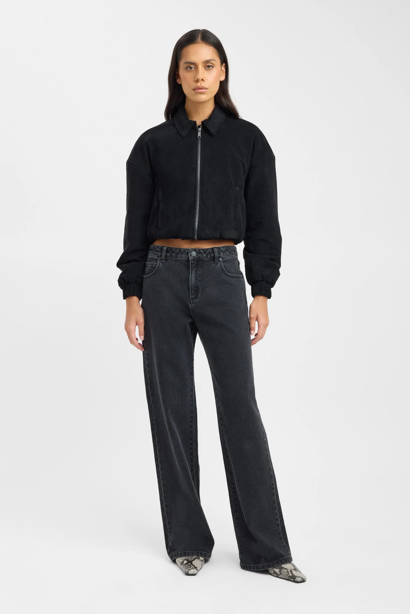 Suki Bomber Breathable Mesh Panels ReinforcedElasticHem