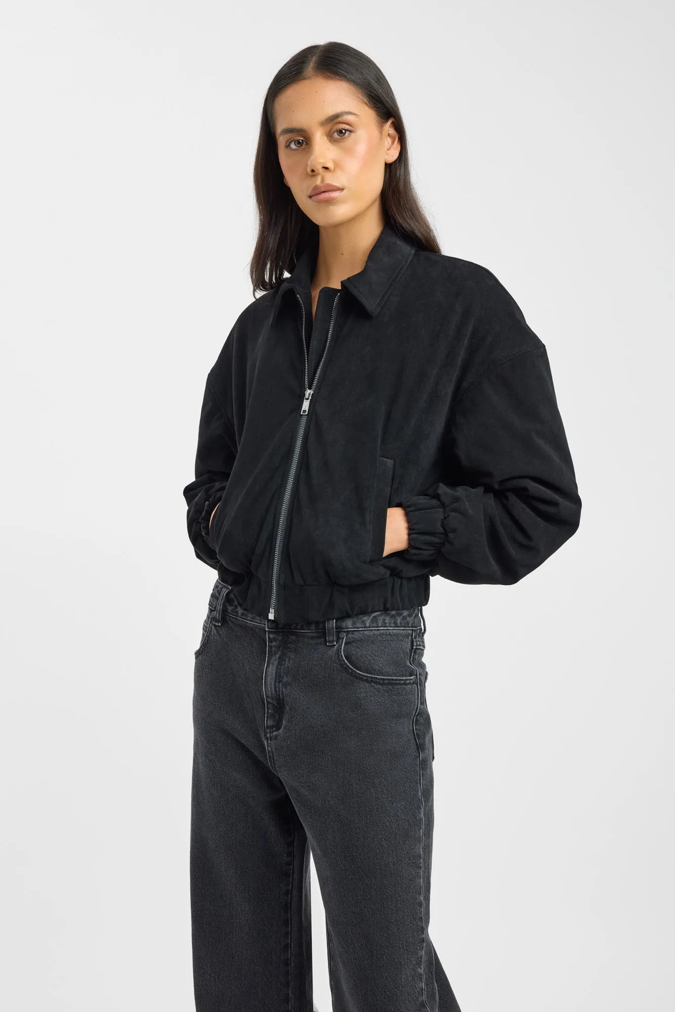 Suki Bomber Mesh Lining
