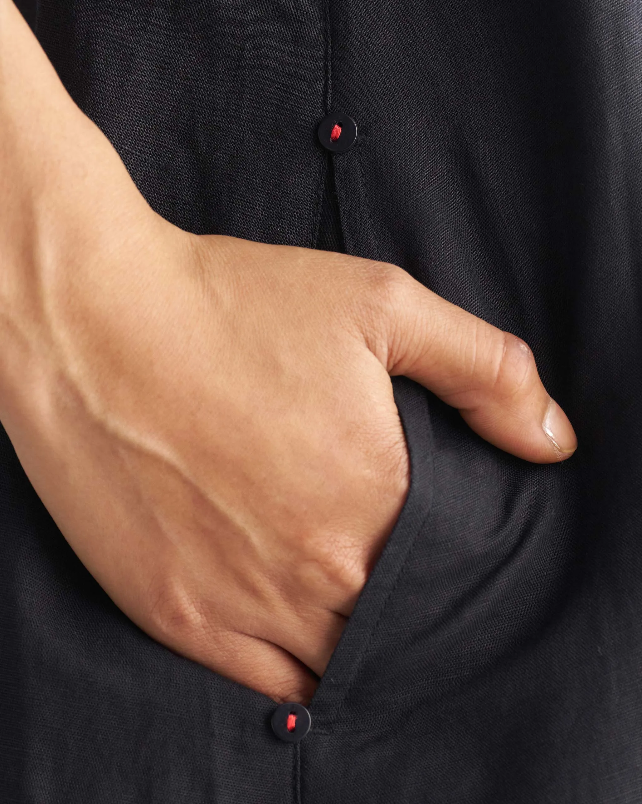 Japan Cool Double Layer Dress - Black