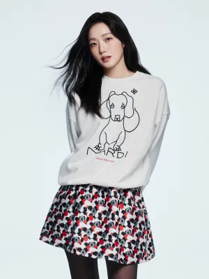 Active Comfort Layered Wear SWEATSHIRT DDANJI CH.02_WHITE BLACK