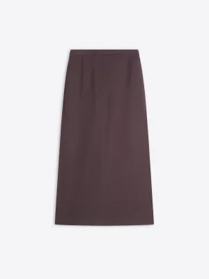 Tailored cotton poplin skirt Dance Practice Relaxed Feel
