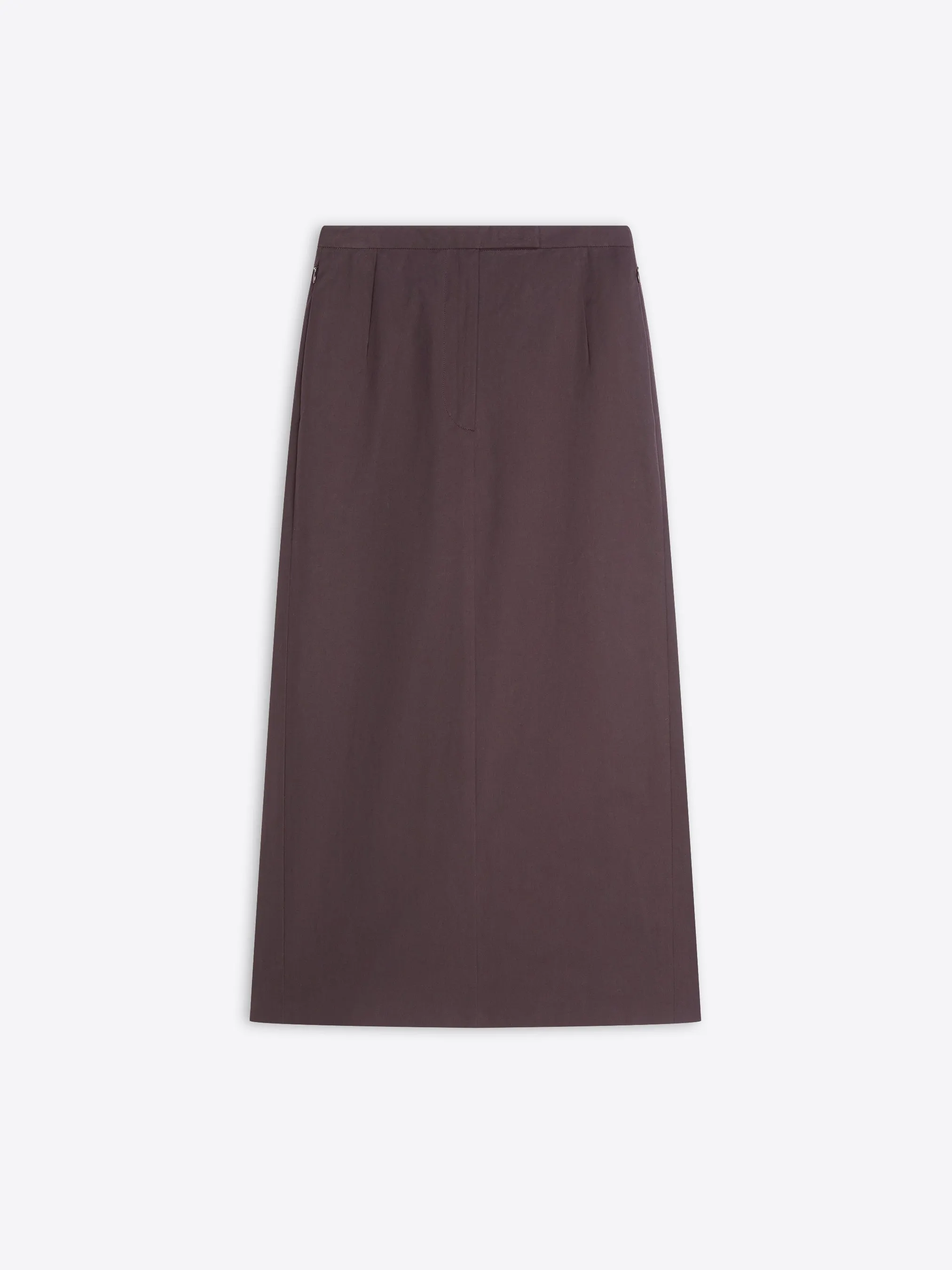 Tailored cotton poplin skirt Dance Practice Relaxed Feel
