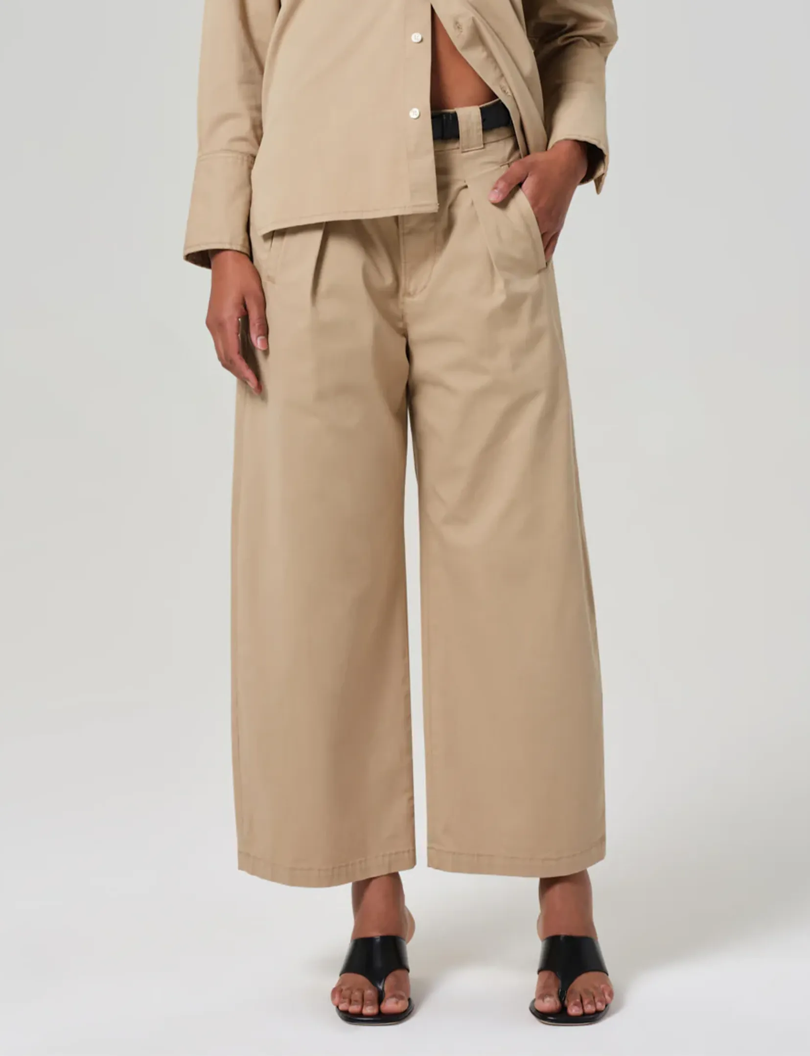 Cara Cropped Twill Trouser, Catalina Anti Chafe Lining