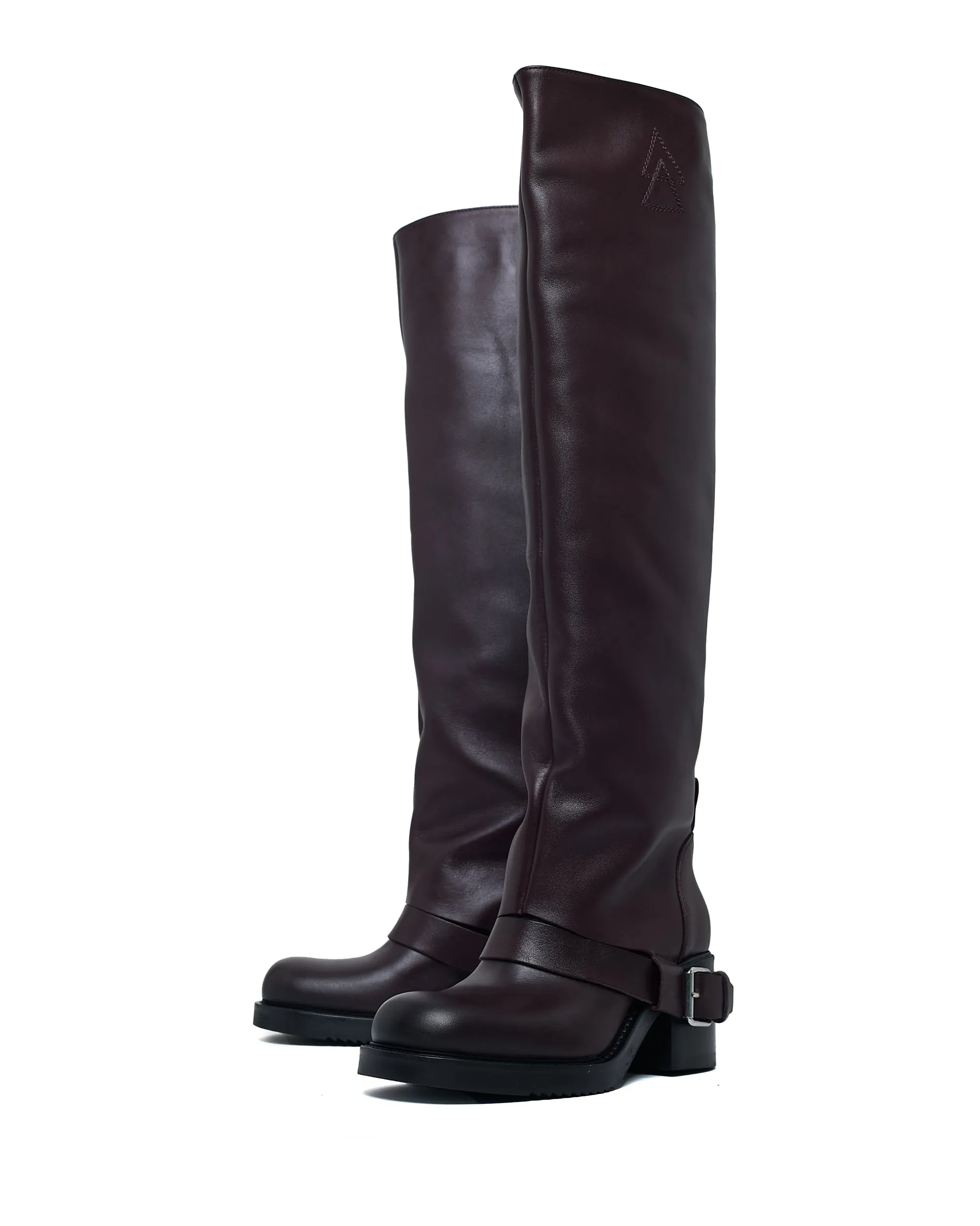 High Traction Morning Walk Comfort Gusset Tall Sharpe Biker Brunello