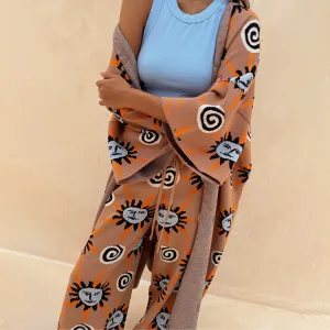 OdorResistant Finish Tan Sun Cardigan