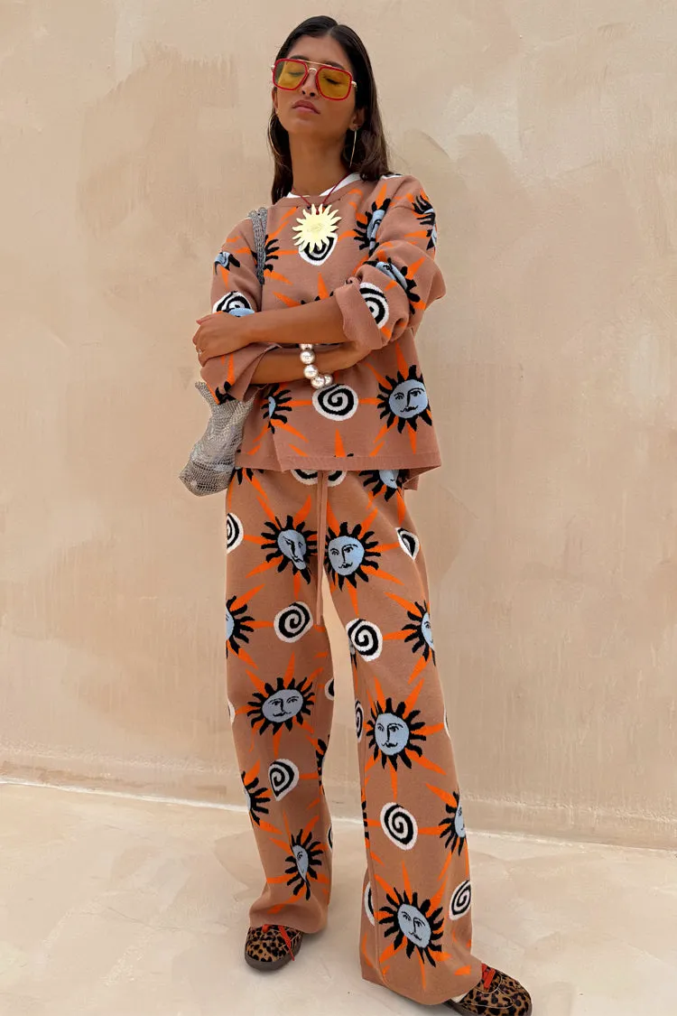 Tan Sun Trousers Layered HeatTrap Stitching