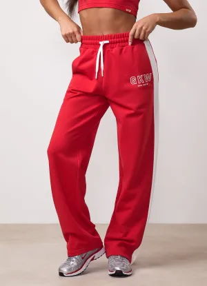 SeamlessConstruction Flexibility Built-In Team GKW Track Bottoms - Salsa