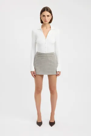Denver Mini Skirt Double Stitched Quiet Style