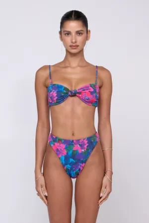 Elastic Free Edging Miles Bikini Bottom in Lanai