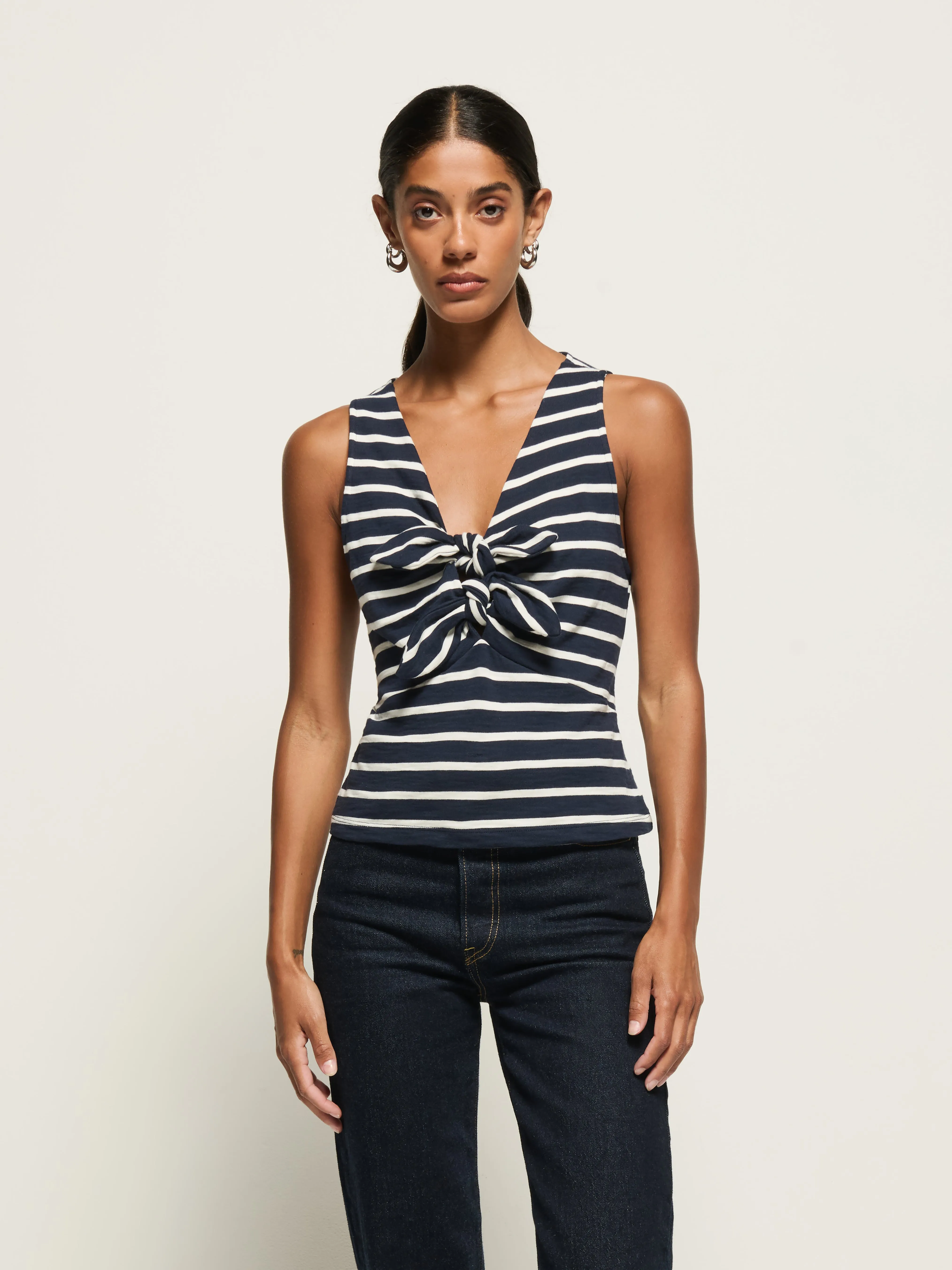 Terri Tie Tank Layered Style