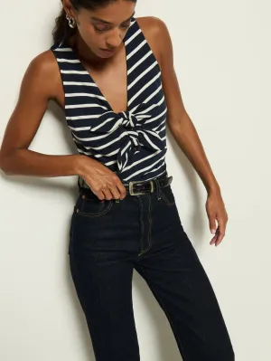 Terri Tie Tank Lace trim