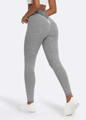 All-Day Wearable slim fit Textured Scrunch Leggings