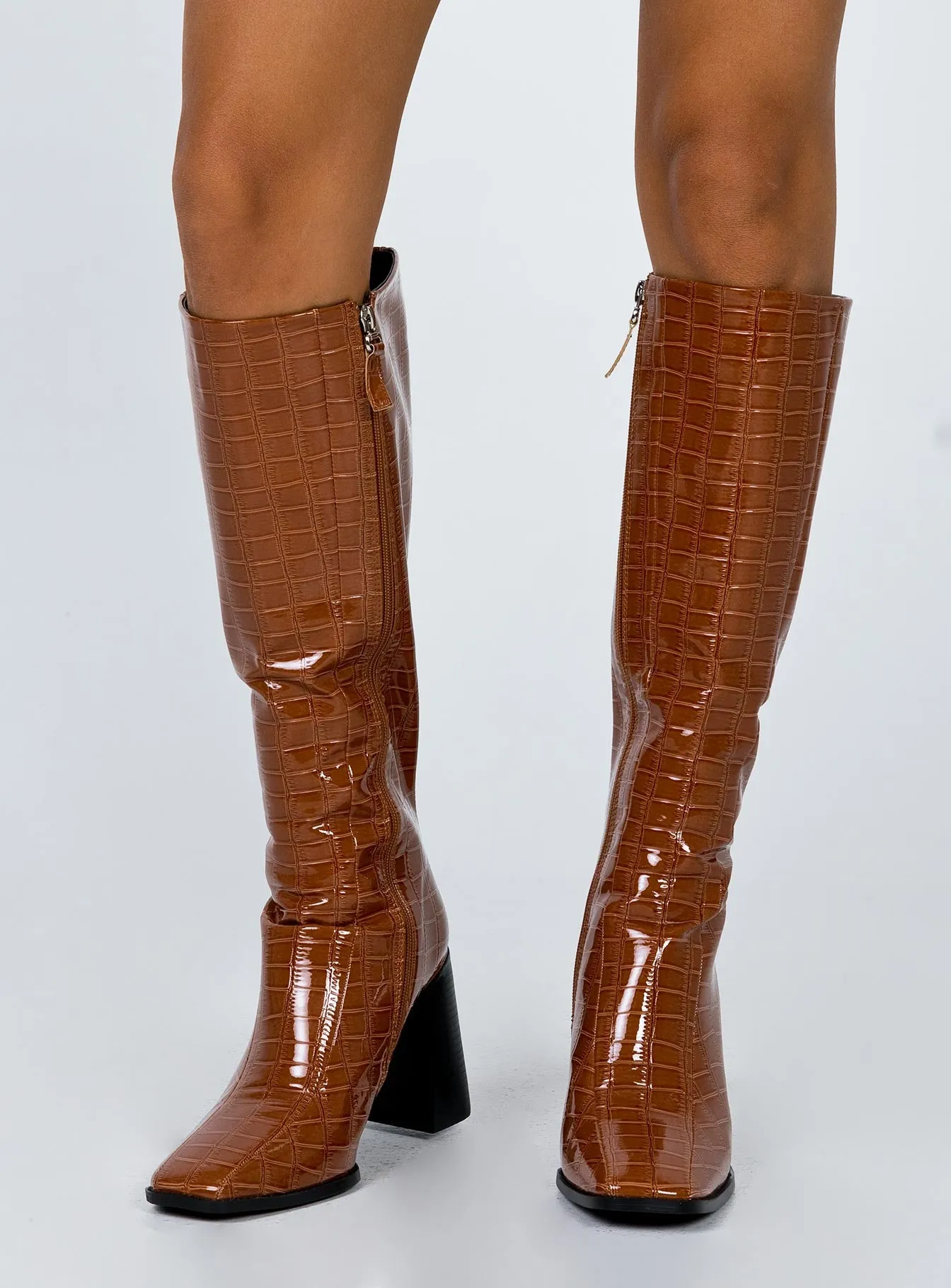 The Jessa Boots Tan Anti   Slip Design