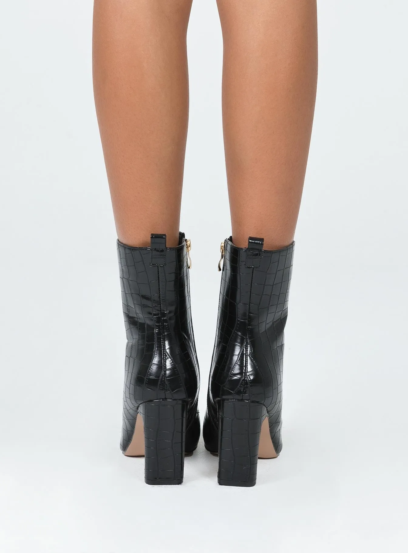 Grip Pattern Pro Fit Thriller Boots Black Croc