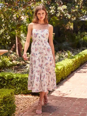 Perfect Waist Smart and Polished Tie-Back Midi Dress