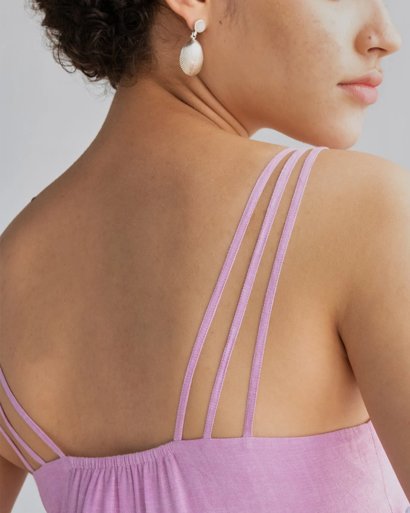 Tier Dress - Lilac Clean Fit