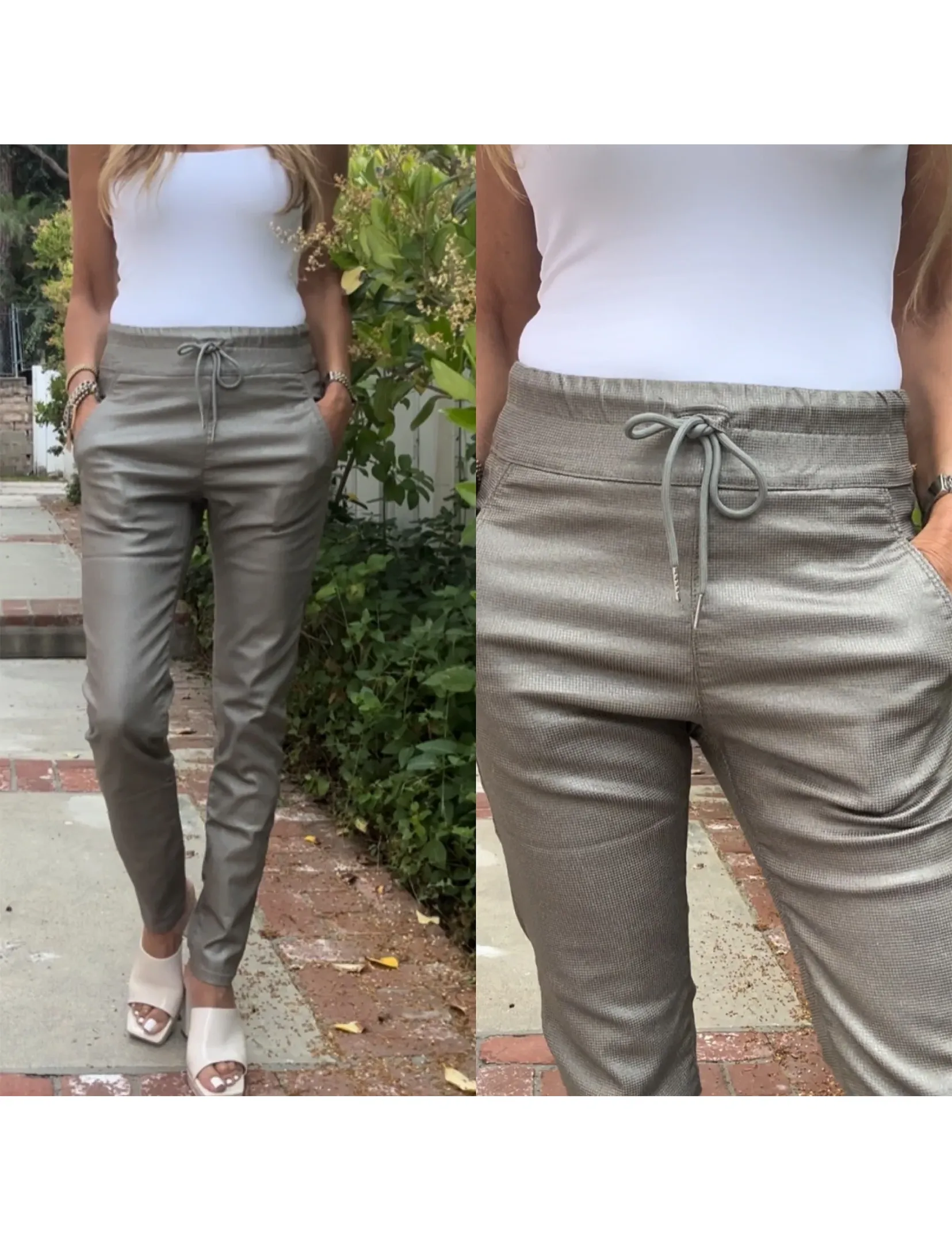 Shely String Pant, Sage Original No Gap Waistband