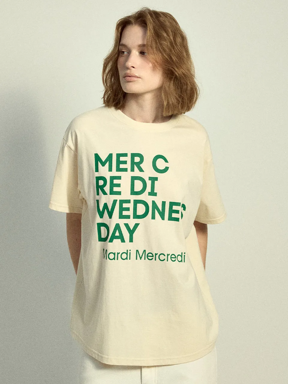 MultiPly Fabric TSHIRT DU MERCREDI_BUTTER GREEN