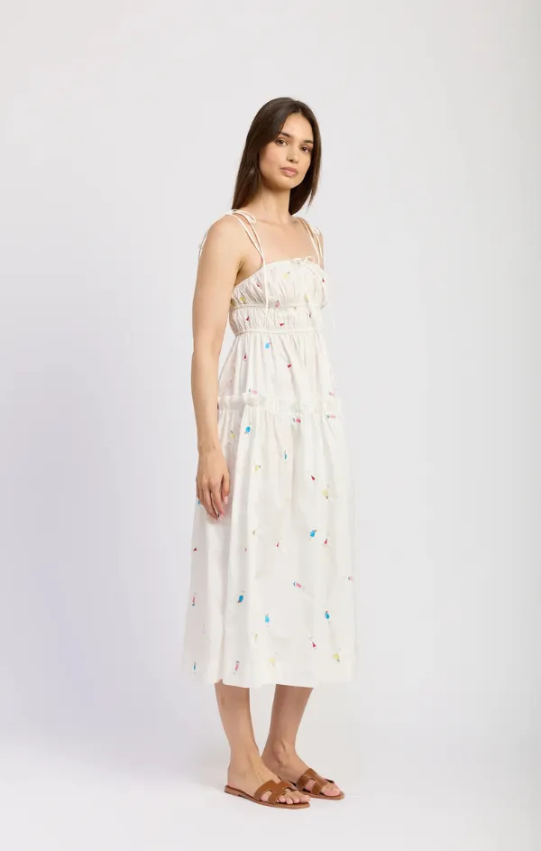 Nellie Midi Dress Chilly Weather Layer