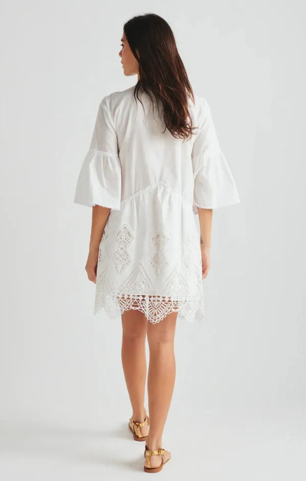 perfect for events Natural Wrap Martinez Dress