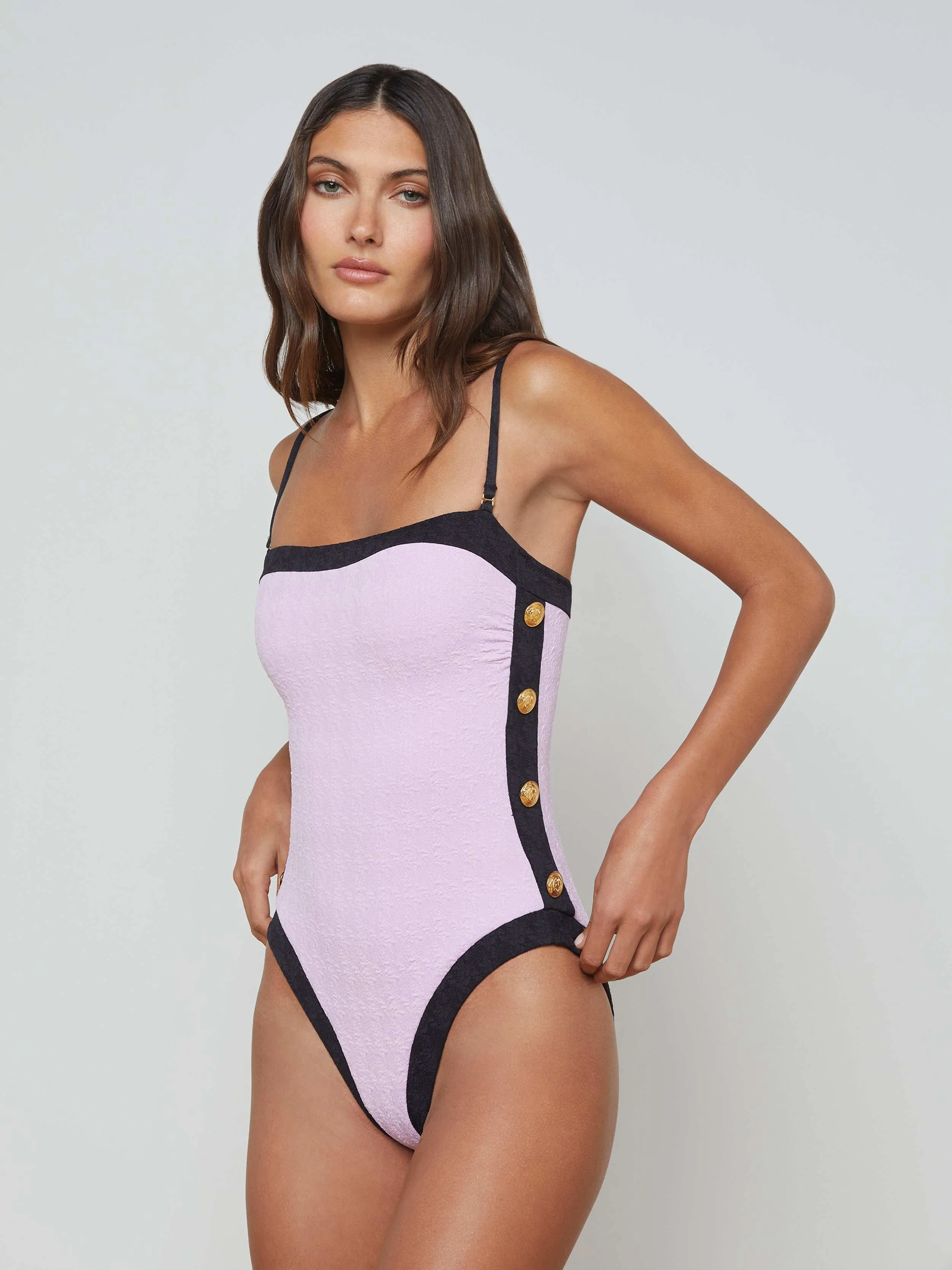 Tory Bandeau One-Piece Swimsuit Comfortable Wear