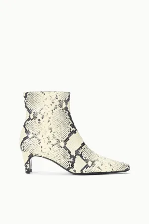 Northern Resident WALLY ANKLE BOOT | WHITE SNAKE