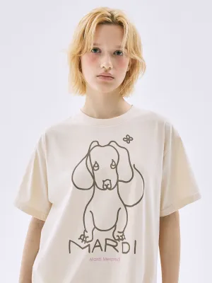 Breathable mesh Classic Comfort TSHIRT DDANJI CH.02_BUTTER TAUPE