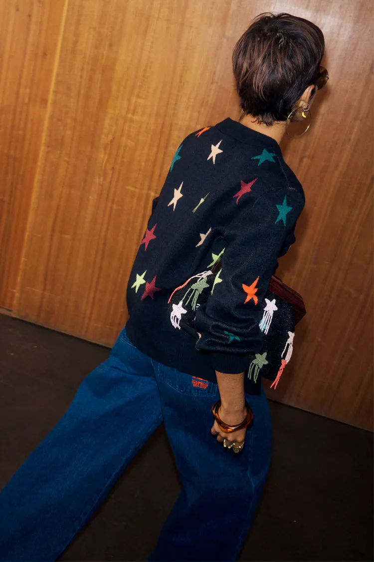 Star Cardigan Double Layer Thermal