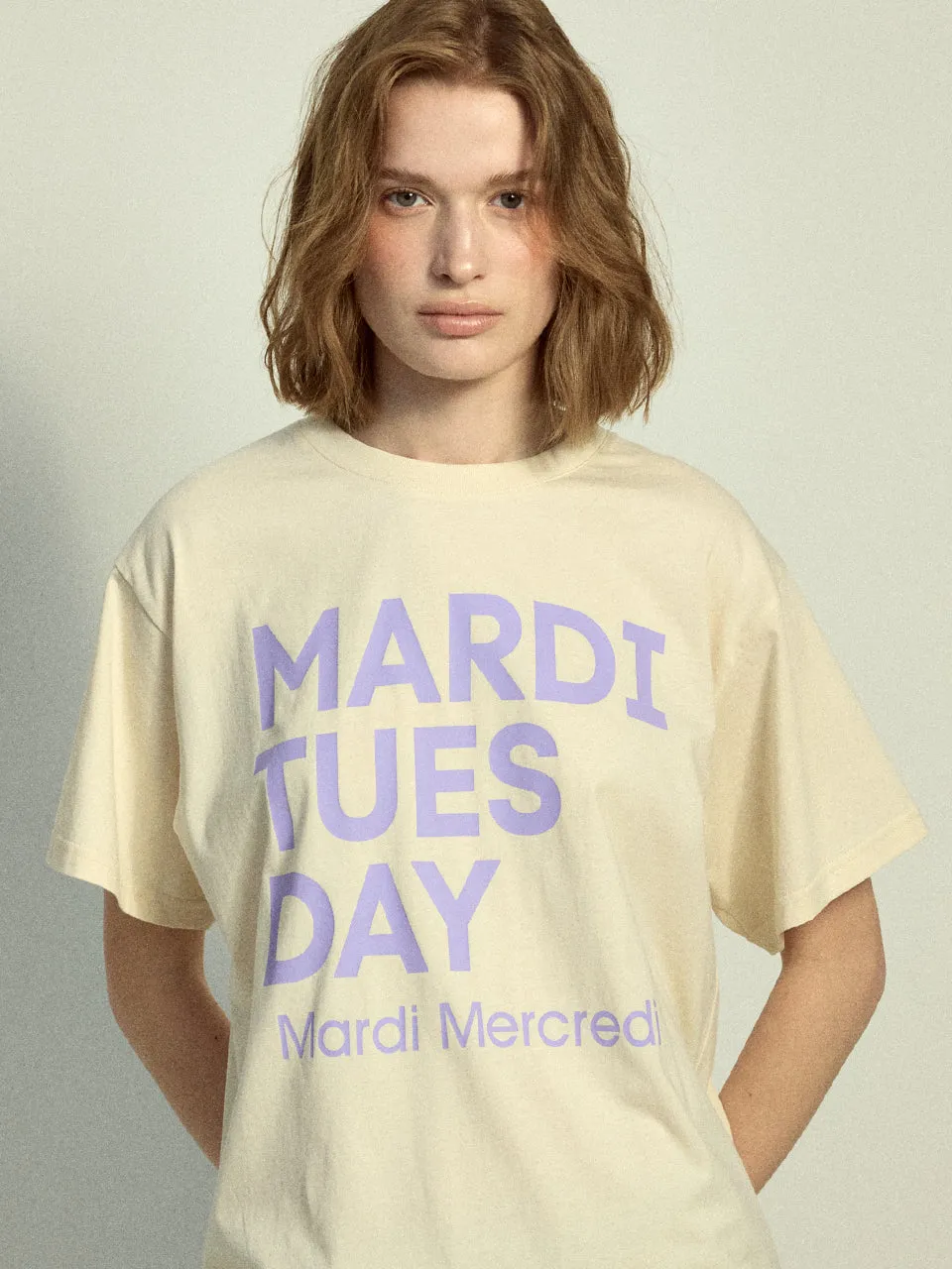 Chic Smart AntiStaticLining TSHIRT DU MARDI_BUTTER LAVENDER