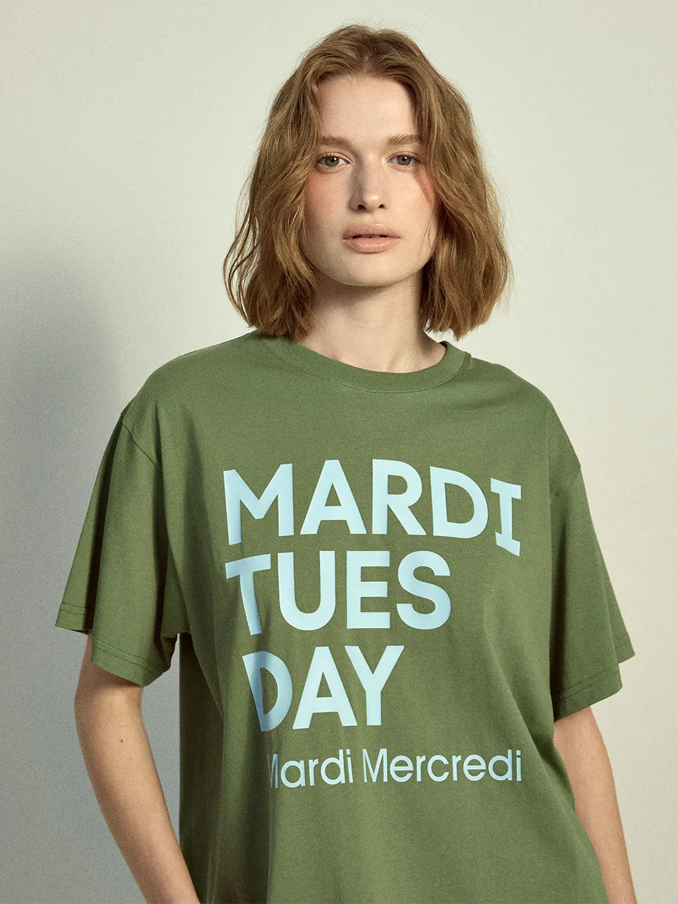 Daily Trend TSHIRT DU MARDI_OLIVE SKY