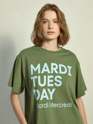 Daily Trend TSHIRT DU MARDI_OLIVE SKY