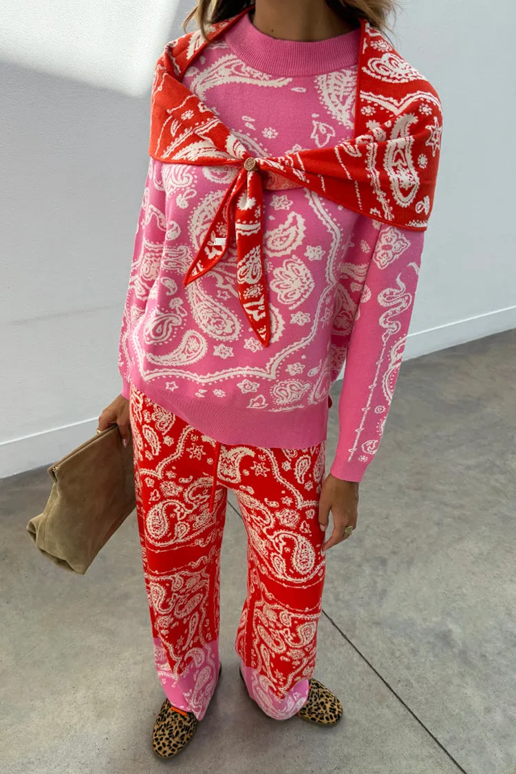 Pink Bandana Copenhagen Jumper Travel Light Wrinkle Resistant Finish