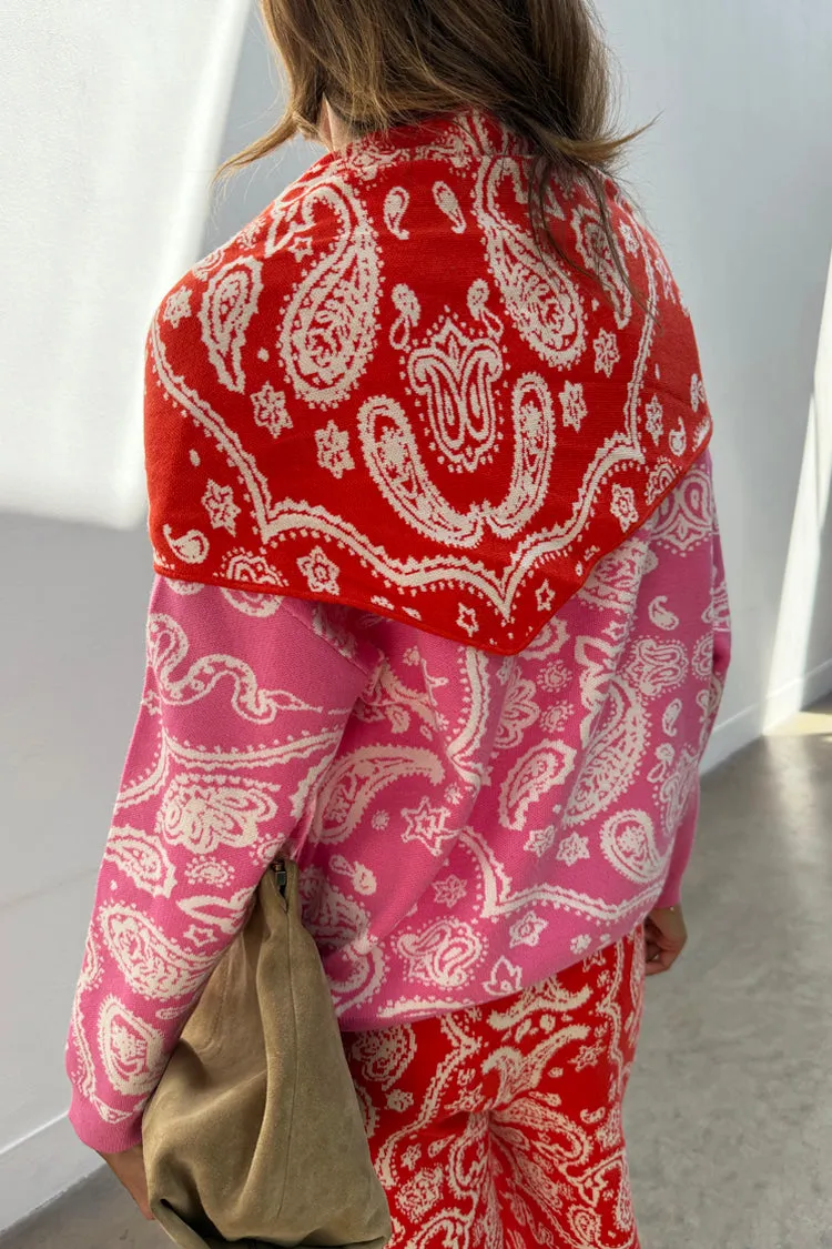 Pink Bandana Copenhagen Jumper Non Chlorine Bleach Safe