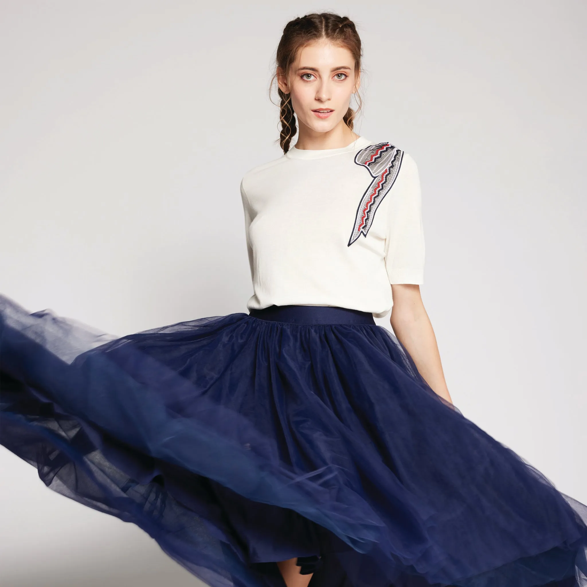 Style Innovation Chill Vibe Tutu Skirt