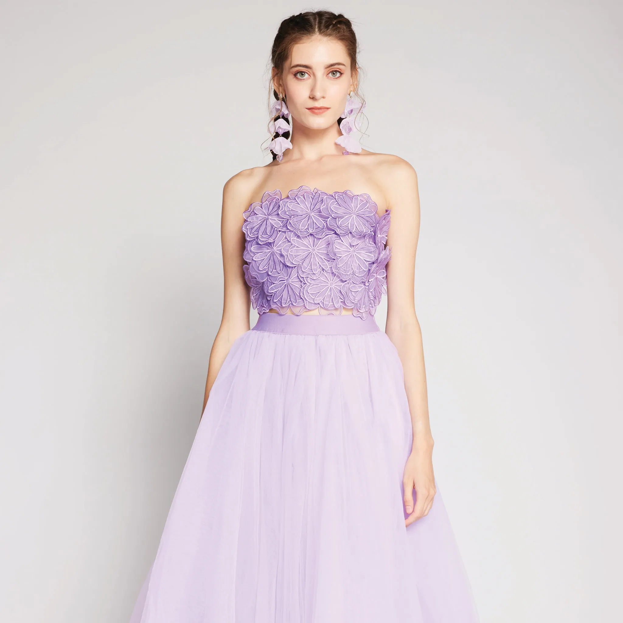 Statement Fashion Two Tone Trim Tutu Skirt