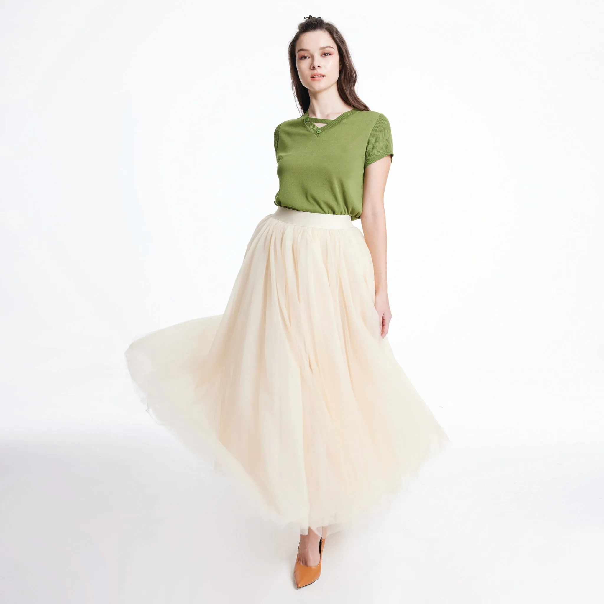 Outfit Mix Natural Look Tutu Skirt