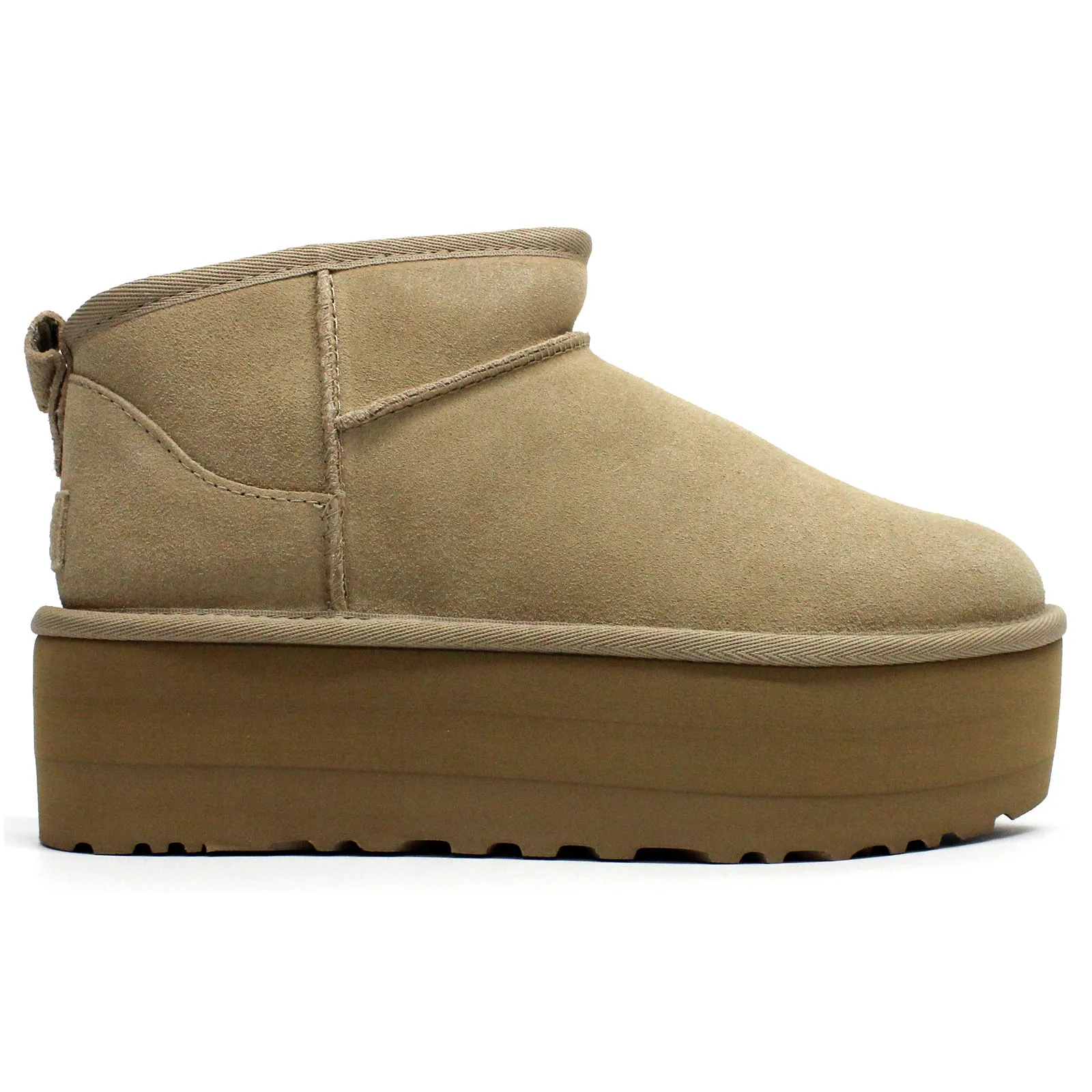 Stage Show Feather Light Work Commute Ugg Classic Ultra Mini Platform Suede Women's Ankle Sand Boots