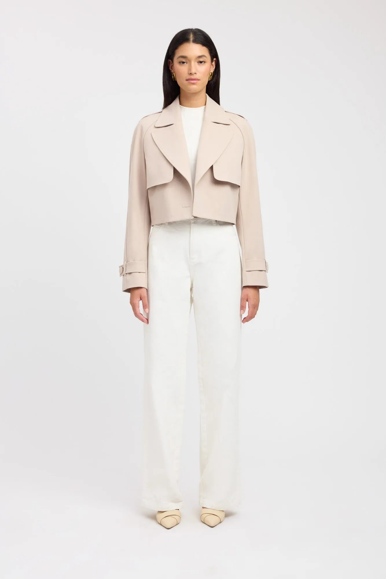 Berlin Cropped Trench Detachable Layer Ultra Light Packable