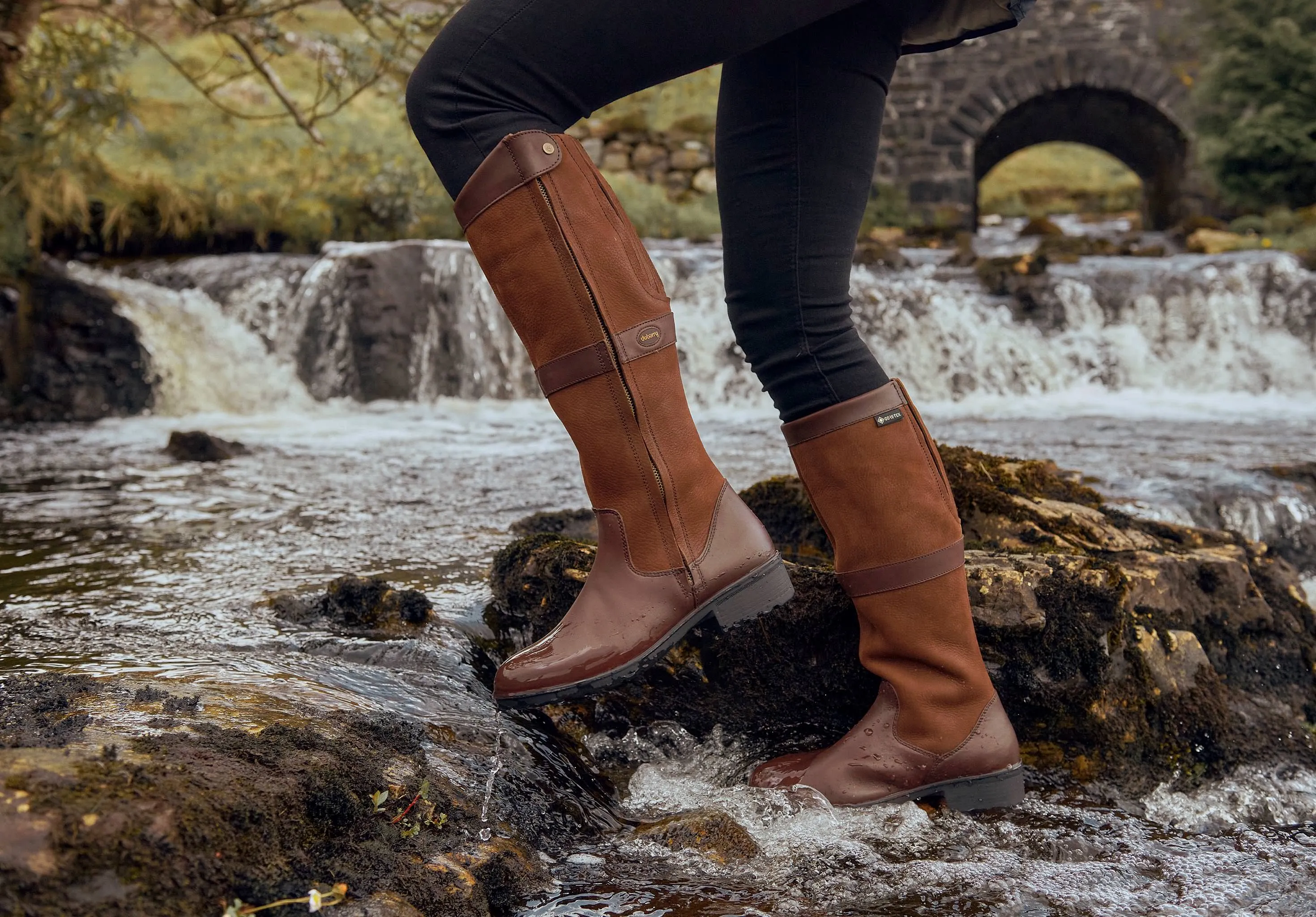 Protective Finish Morning Walk Sligo Country Boot - Walnut