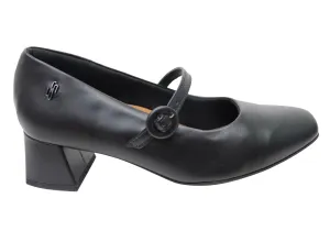 Usaflex Sashay Womens Comfortable Leather Heels Made In Brazil Fashion Look