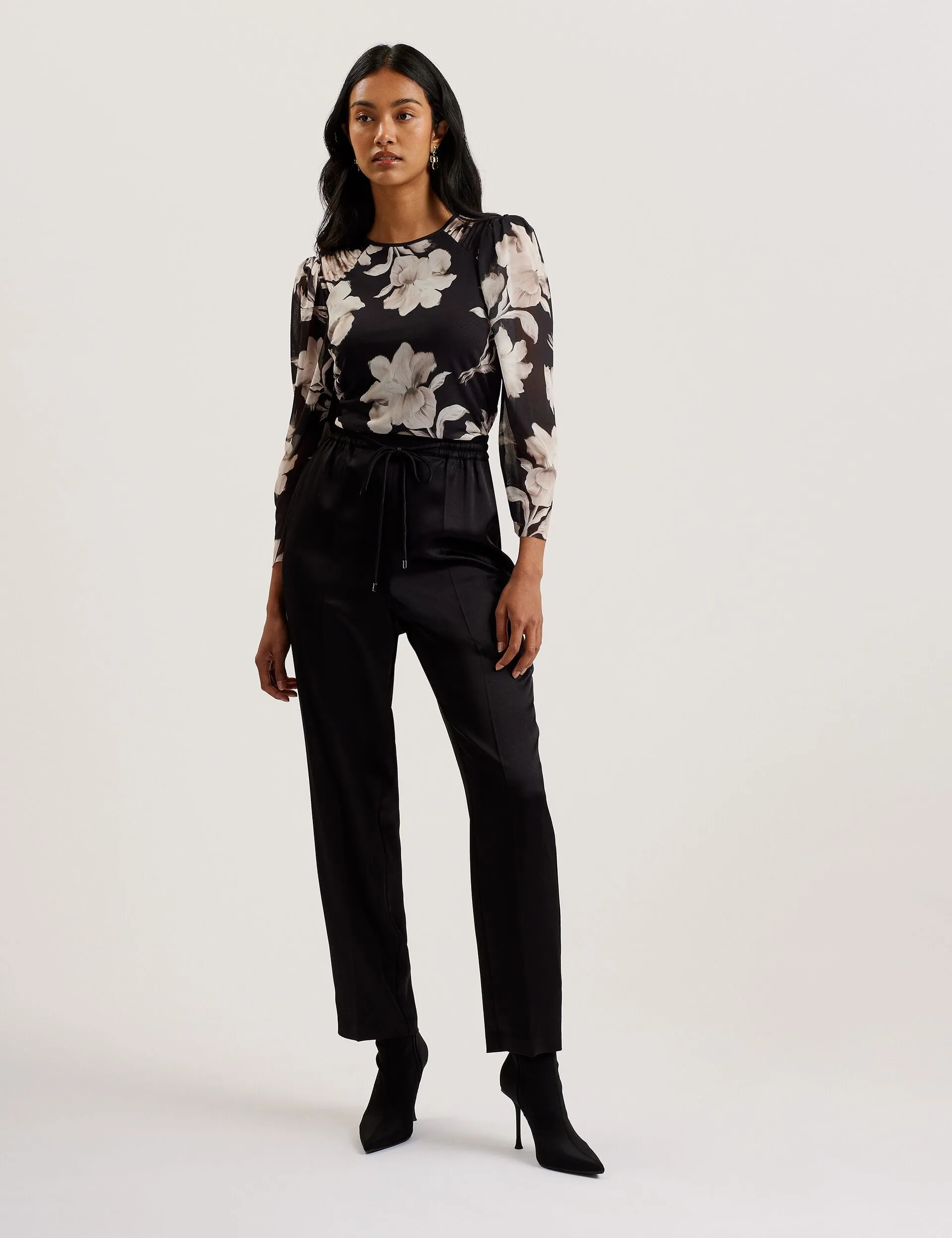 NATORI | BLACK Casual Sweater Cozy Pajama Pants