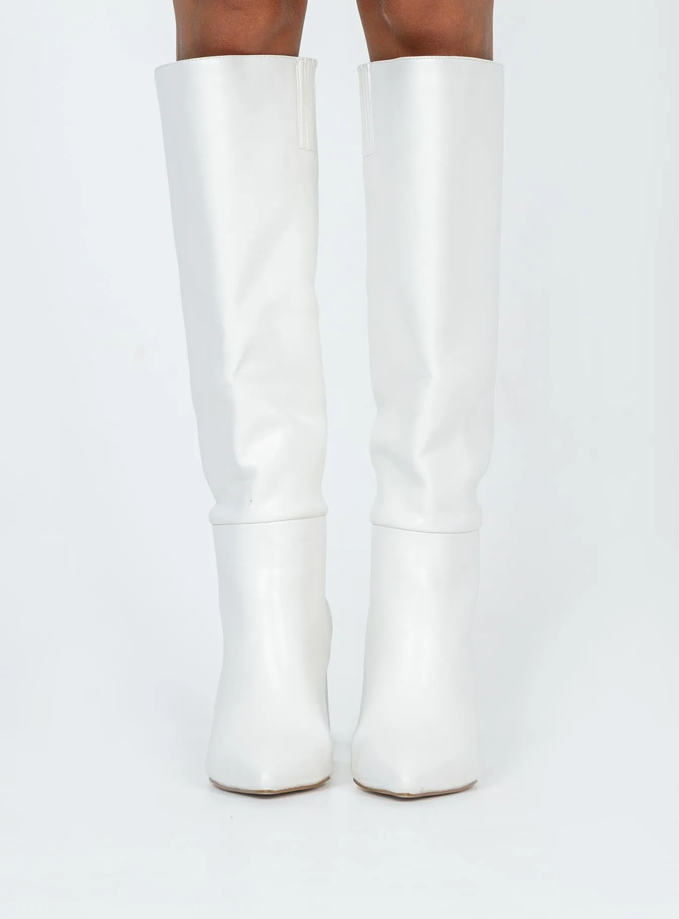Skate Step Ready Everyday Flex Vesper Knee High Boots White