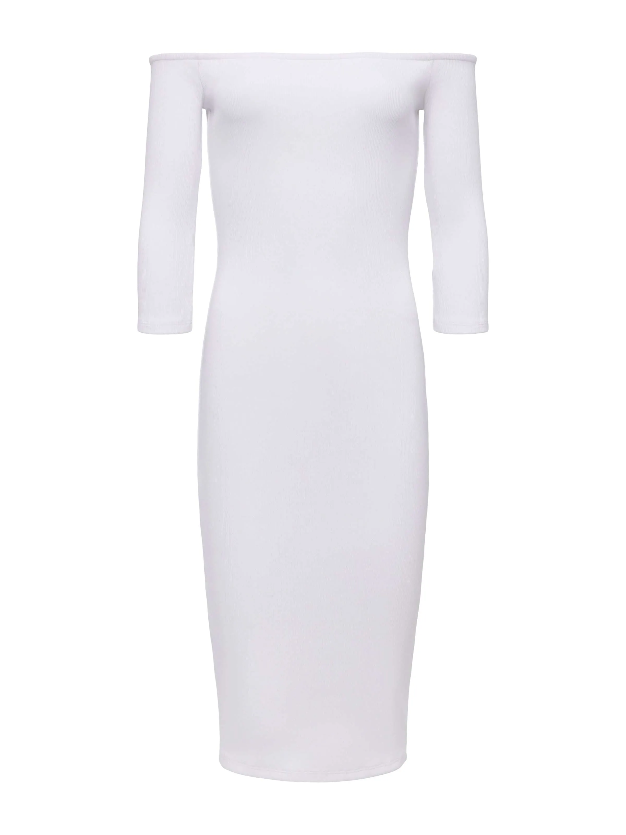 Zolita Off-The-Shoulder Dress Minimal Curve Chill Vibes