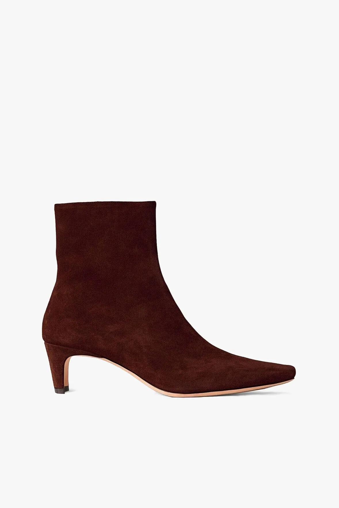Cushioned Step Work Commute Long Haul WALLY ANKLE BOOT | MAHOGANY SUEDE