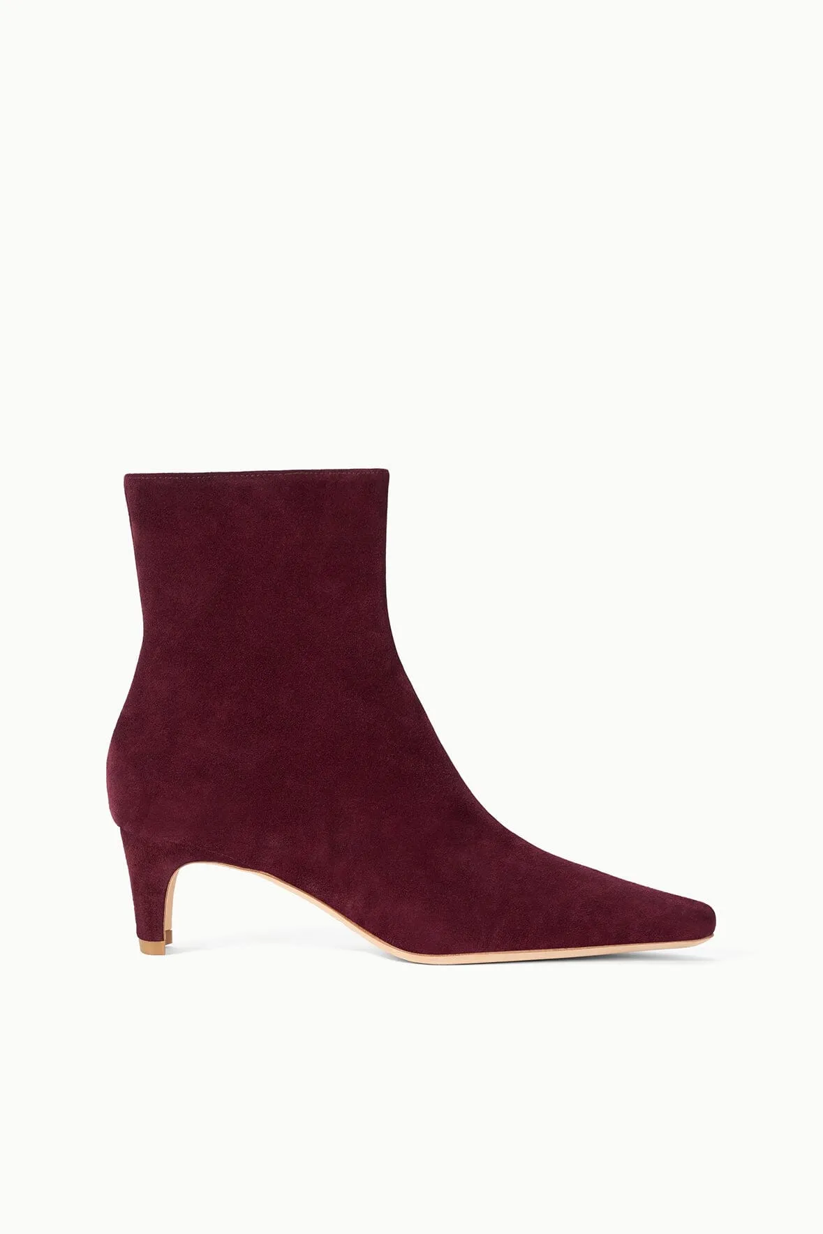 WALLY ANKLE BOOT | SYRAH SUEDE Anti Bacterial Dual Lined