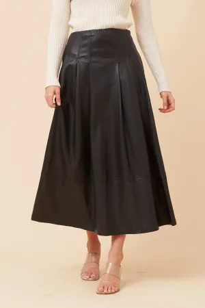Soft Palette Style Essential EMANI VEGAN LEATHER SKIRT