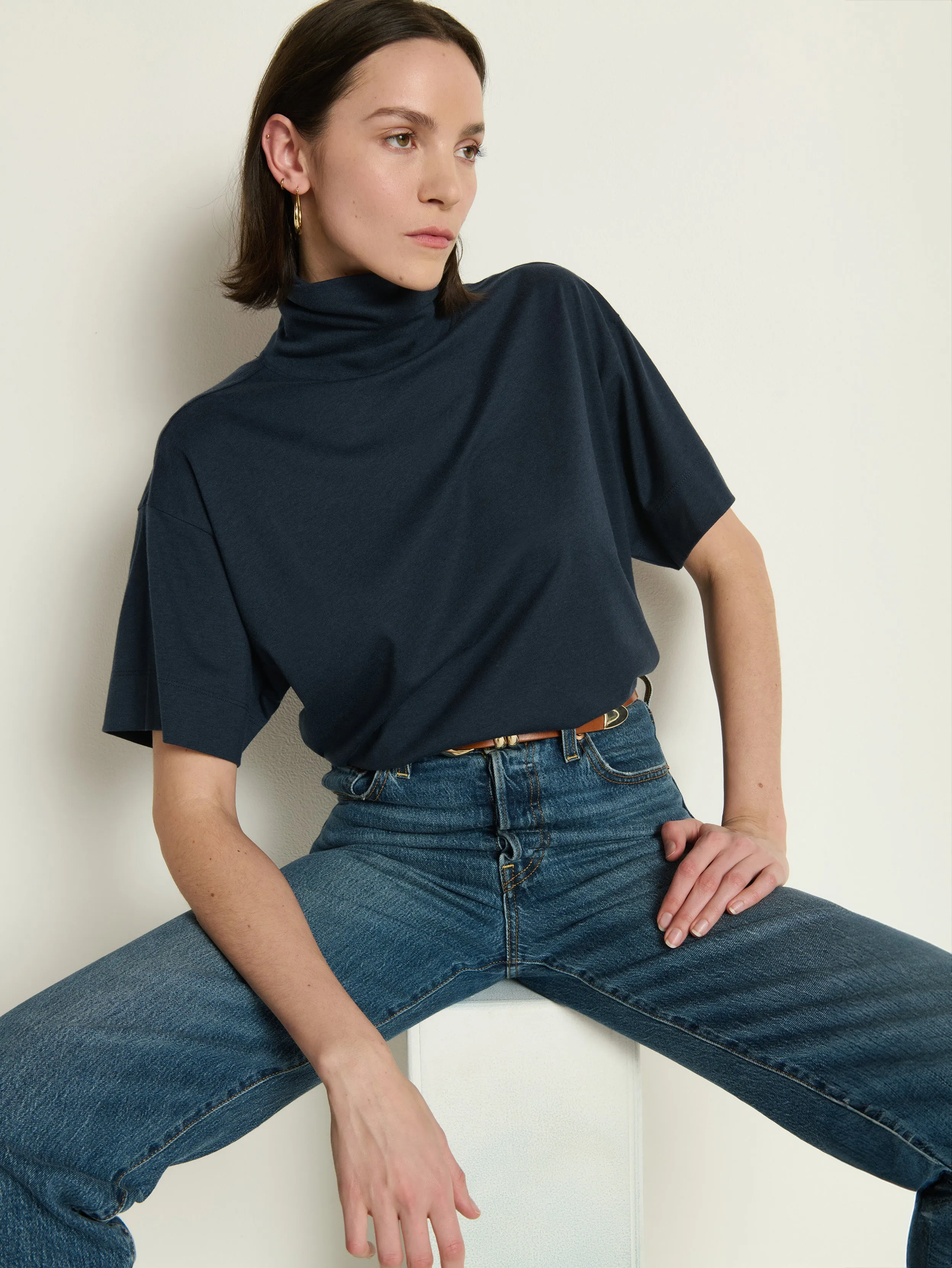 Fable Turtleneck Collared formality Urban Style