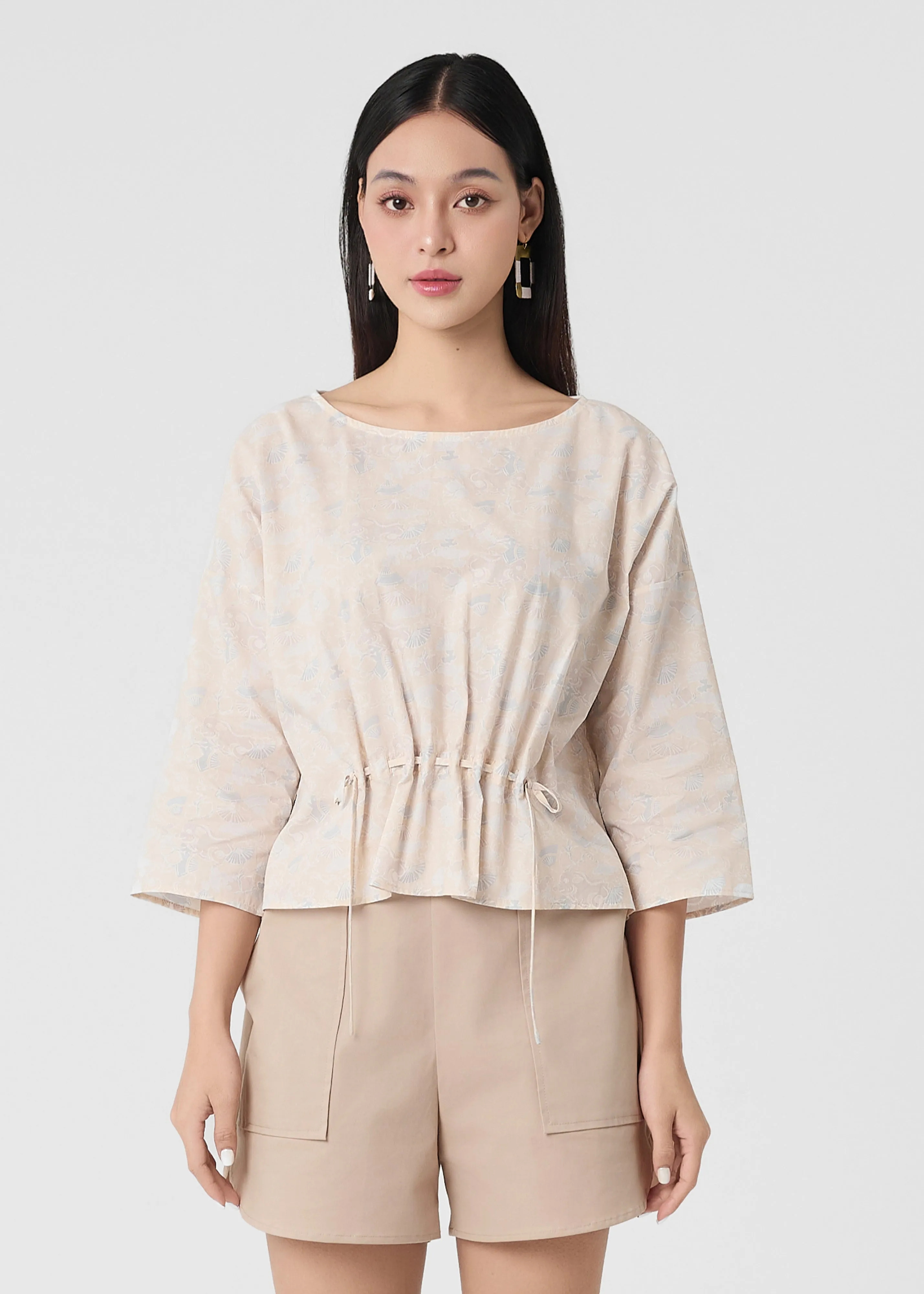 PYXIS - IVORY PIG Casual Blouse