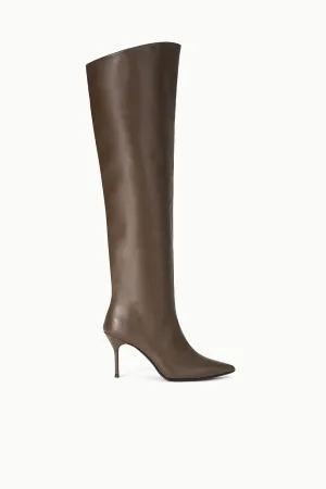 SEBASTIAN OVER THE KNEE BOOT | TRUFFLE Cushioned Step Night Travel